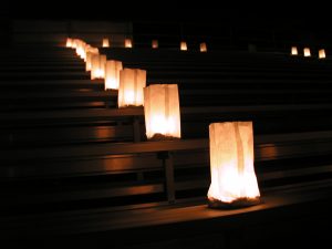 Luminaria on Steps into the Darkness